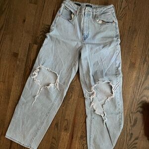 Baggy wide leg jeans